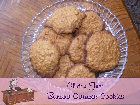 Recipe For Gluten Free Banana Oatmeal Cookies, Yummy!