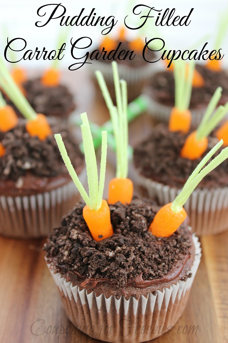 Easy And Very Cute Carrot Garden Cupcakes