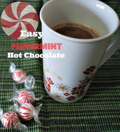 Easy Peppermint Hot Chocolate