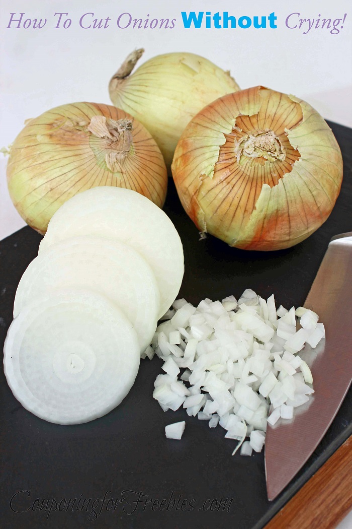 Wednesday’s Weekly Savings Tips: Can You Cut Onions Without Crying? Sure You Can When You Use These Tips!