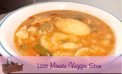 Vegetarian Recipe For Last Minute Veggie Stew
