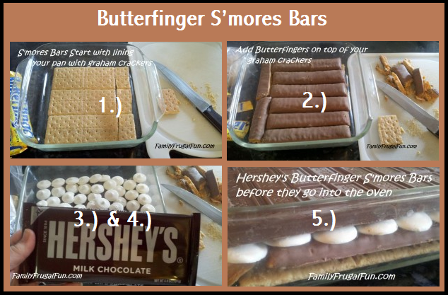 Recipe for Butterfinger S’mores Bars Recipe